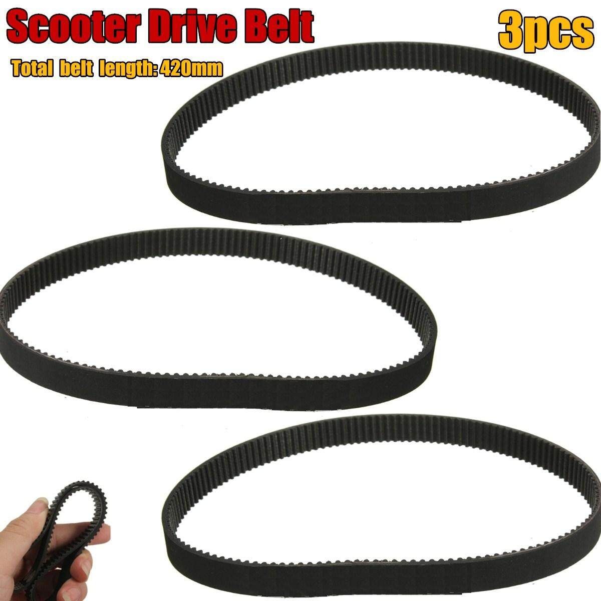 3pcs 3M-420-12 Rubber 12mm Width Drive Belt Electric Bike E-bike Scooter