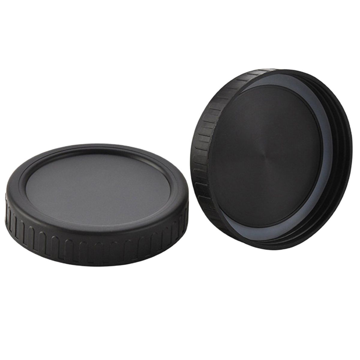 Lid Set Colorful Seal-tight Jar Lids 10pcs 86mm Wide for Airtight Black