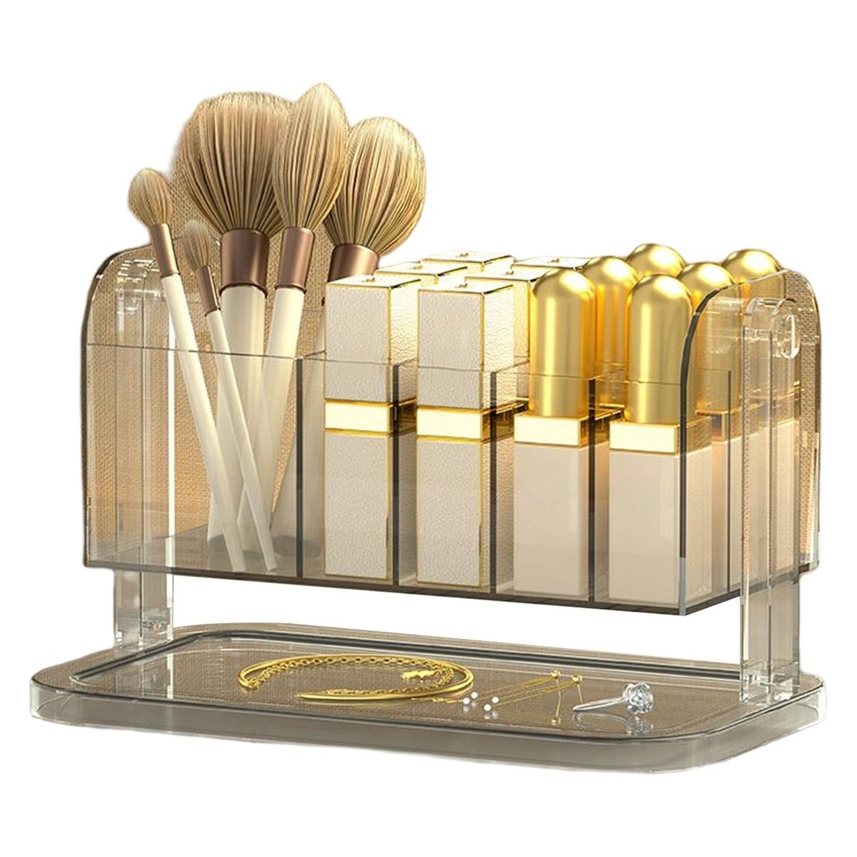 Storage Holder Bedroom Makeup Container Clear