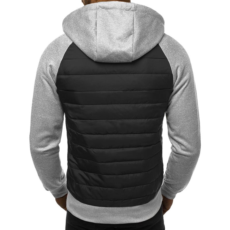 Mens Lightweight Jackets Zipper Coats Casual Bomber - Grey