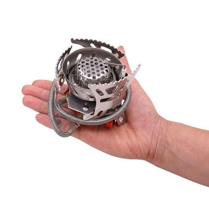 Portable Camping Gas Stove Portable 3 Furnaces Heads Lightweight For