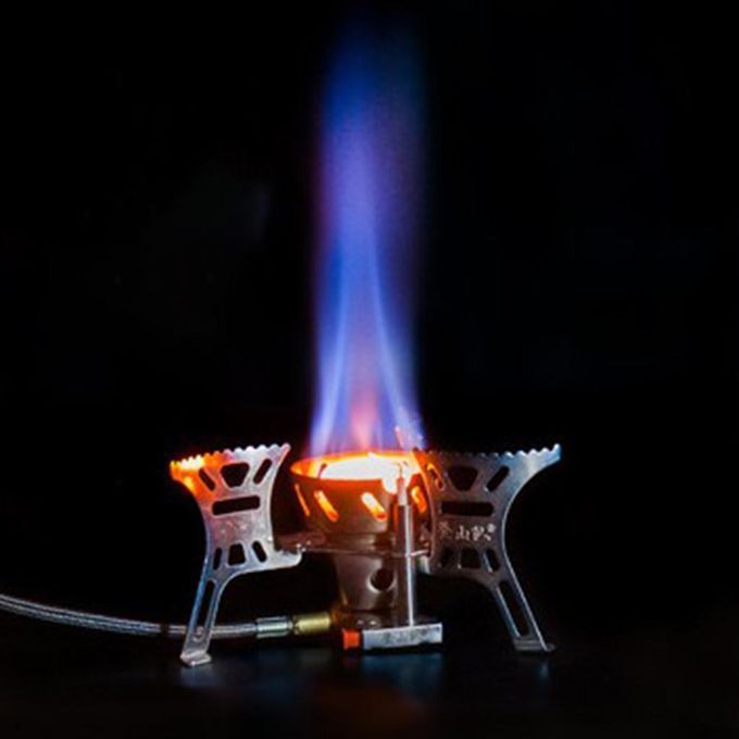 Portable Camping Gas Stove Portable 3 Furnaces Heads Lightweight For