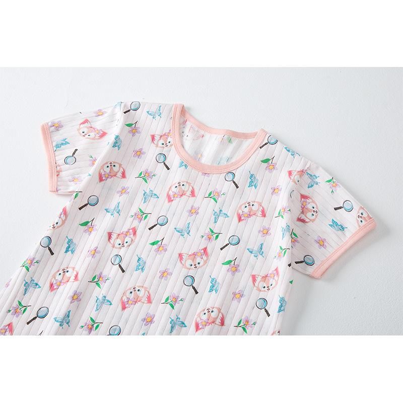 Hot-Selling New Arrival Male And Female Baby Breathing Cotton Nightgown Home Wear Summer P