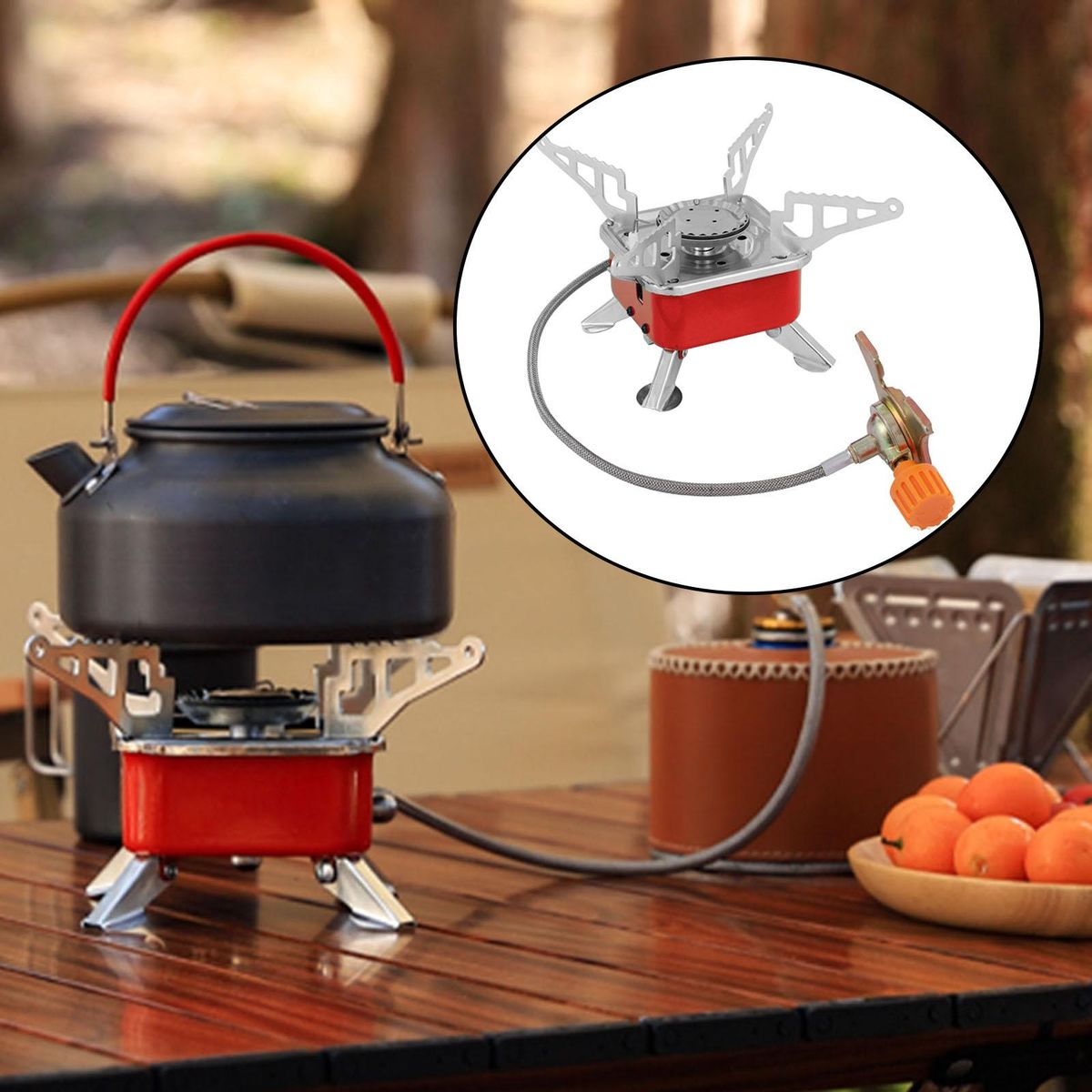 Camping Gas Adjustable Single Burner For TubeToLongTank