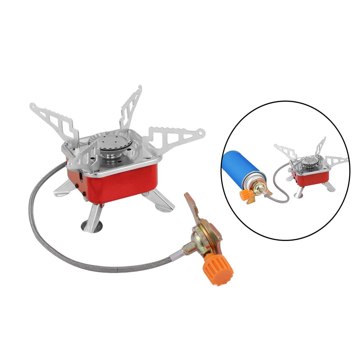 Camping Gas Adjustable Single Burner For TubeToLongTank