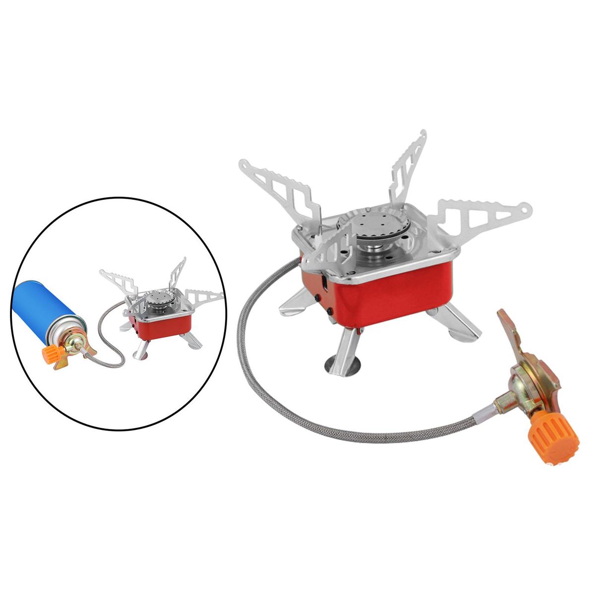Camping Gas Adjustable Single Burner For TubeToLongTank