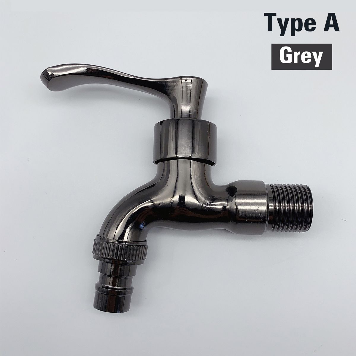 1Pcs Antique Bronze/Rose Red/Gold Dragon Carved Water Tap Wall Mount Golden Faucet Washing Machine Faucet Garden Bathroom Bibcock Taps Grey Type A