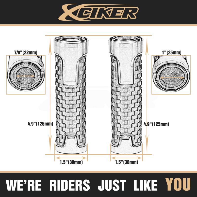 Universal grip motorcycle advanced handle