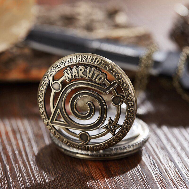 Naturo Pocket Watch Fob Chain Quartz Male Japanese Cartoon