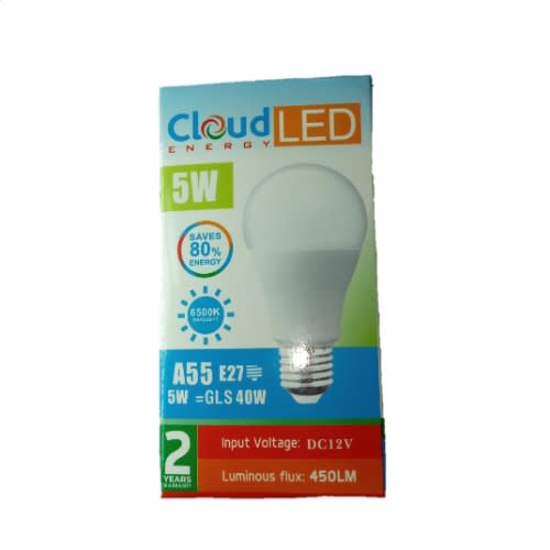 DC 5W Solar LED Bulb