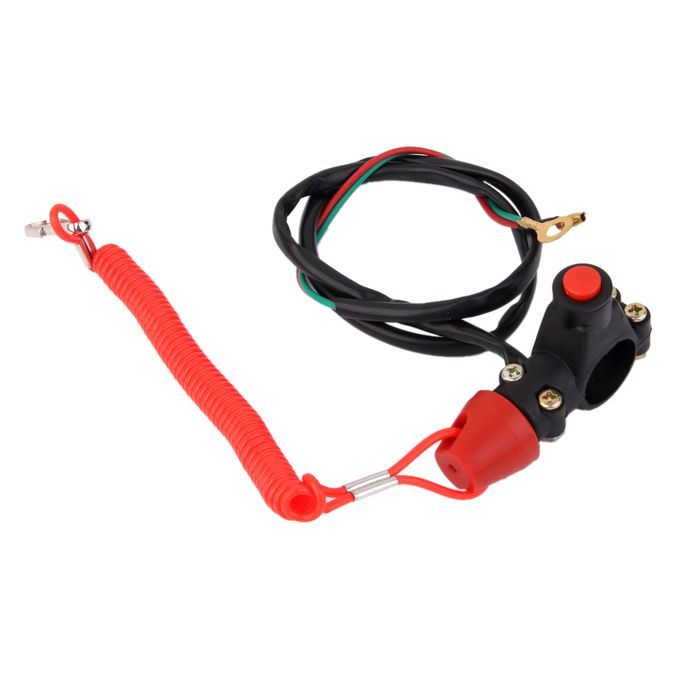 Engine Cord Lanyard Kill Stop Switch Safety Tether For Yamaha ATV