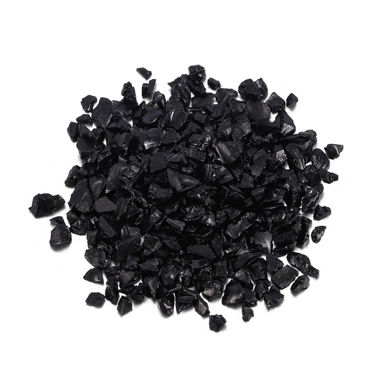 1 Bag Crushed Stone Filler Beautiful Wear Resistant-Black