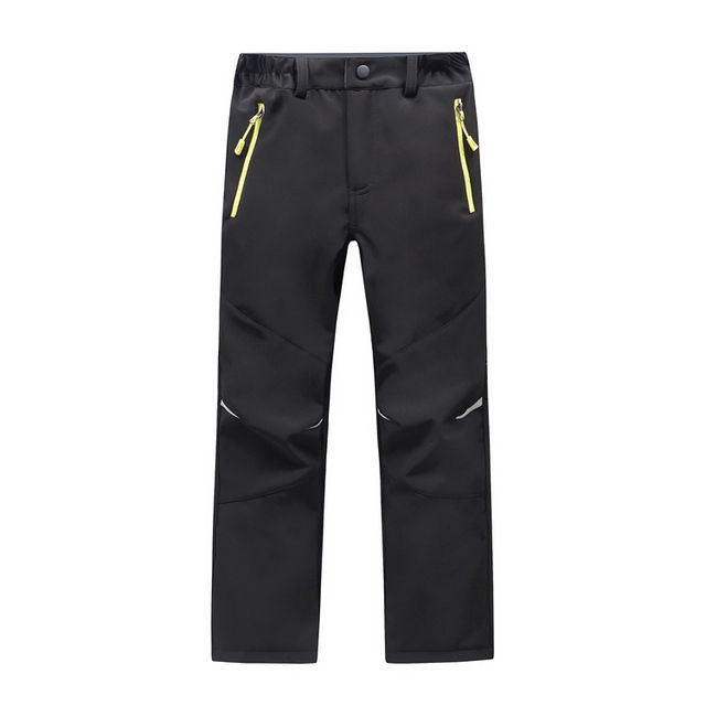 Children Winter Fleece Jacket Pants Set Boy Kid Pants 9_XS