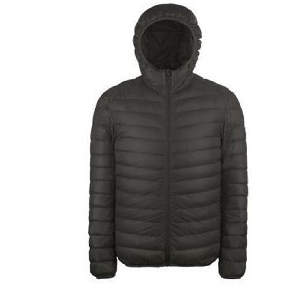 Men  Duck Down Jacket New Portable Hooded Puffer Coat Ultralight Men Winter