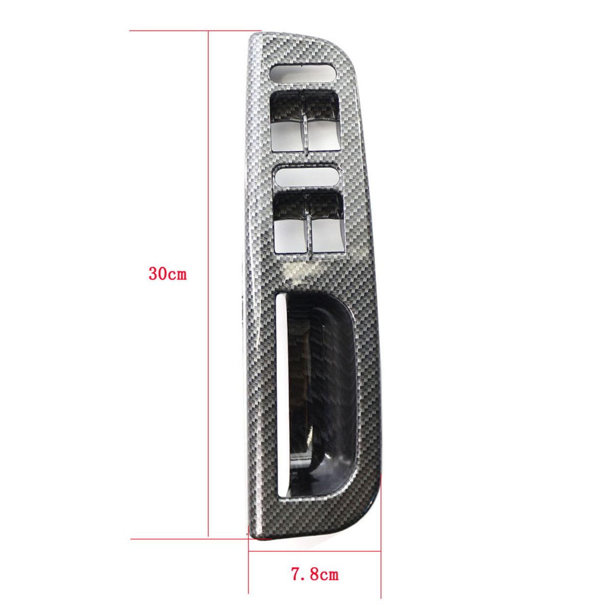 Right Drive Window Switch Panel Carbon Color Replacement For