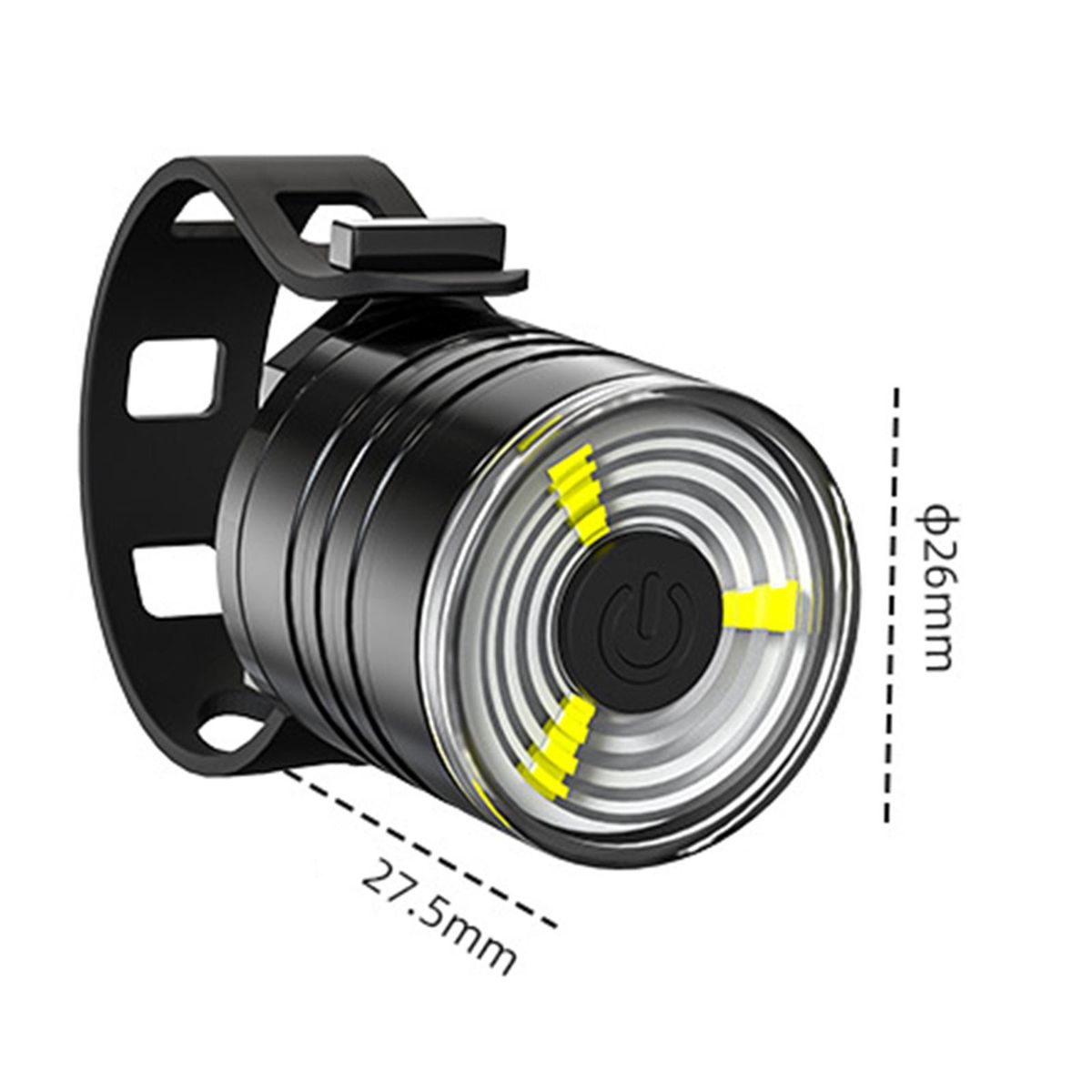 LED Bike Lights Set, Bright Front And Back Rear White
