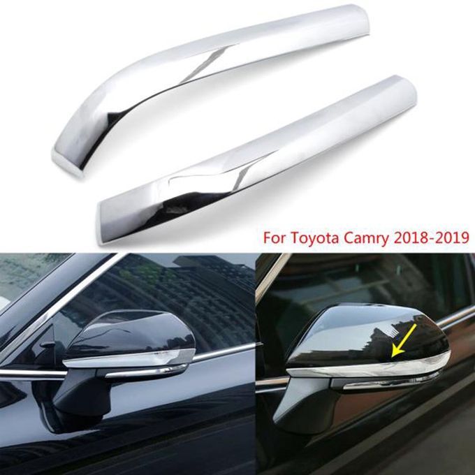 Molding  Hrome Trim For Toyota  Amry 2017-2019 Side Rearview Mirror  Overs-silver