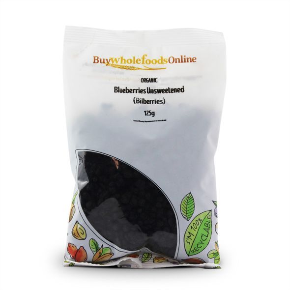Organic Blueberries Unsweetened -125g