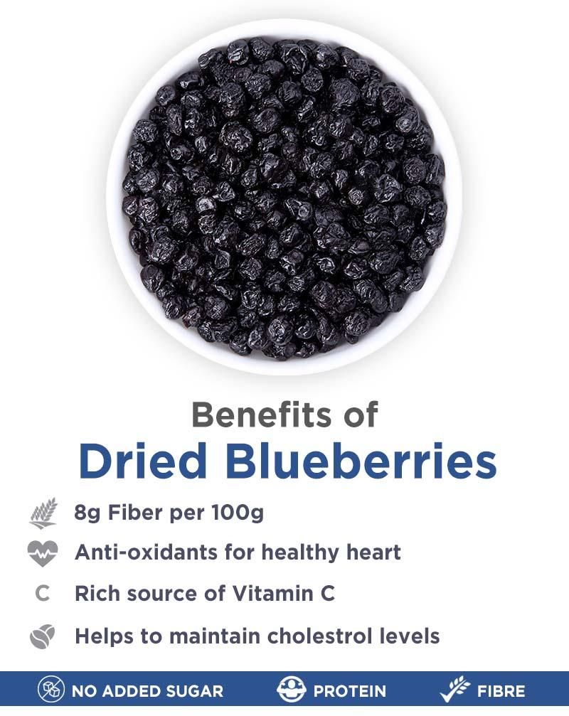 Organic Blueberries Unsweetened -125g