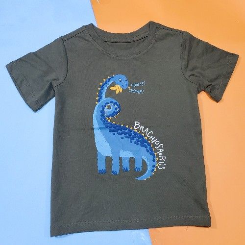 Unique Children Print Tshirt Dino