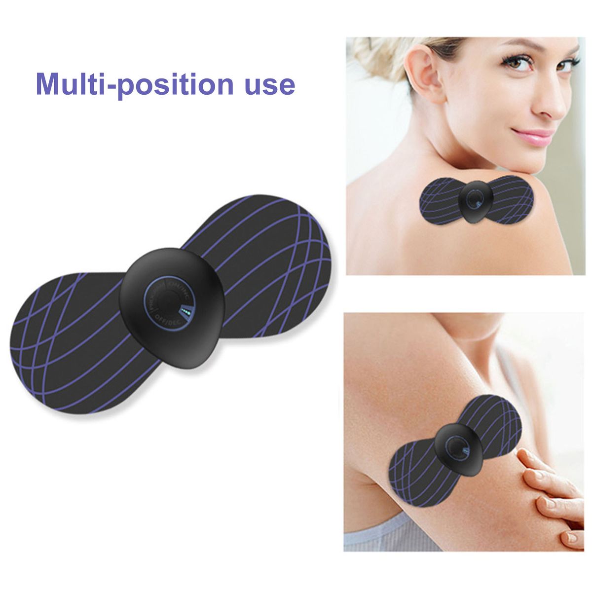 Rechargble Cervical Vertebra Mini Electric Neck Massager Pad