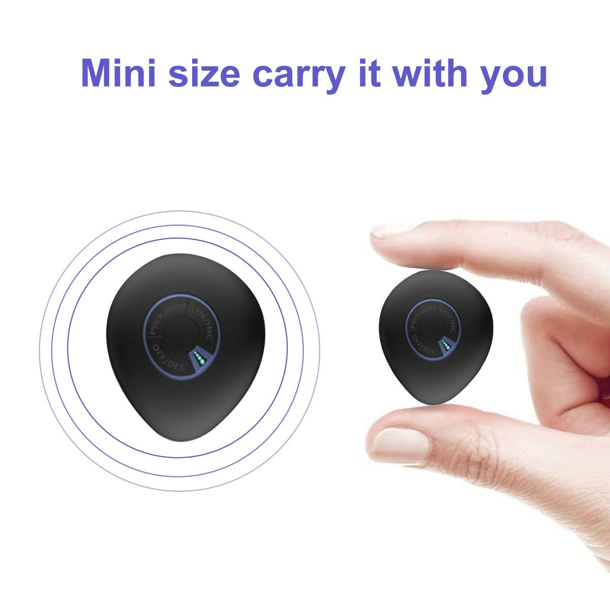 Rechargble Cervical Vertebra Mini Electric Neck Massager Pad