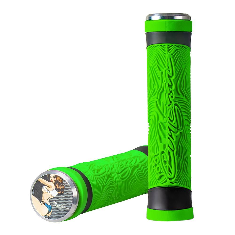 Shockproof Bike Handlebar Grips 22.2mm Bicycle Grips Non-Slip Soft Silicone Handlebar Cover End for Mountain Bikes