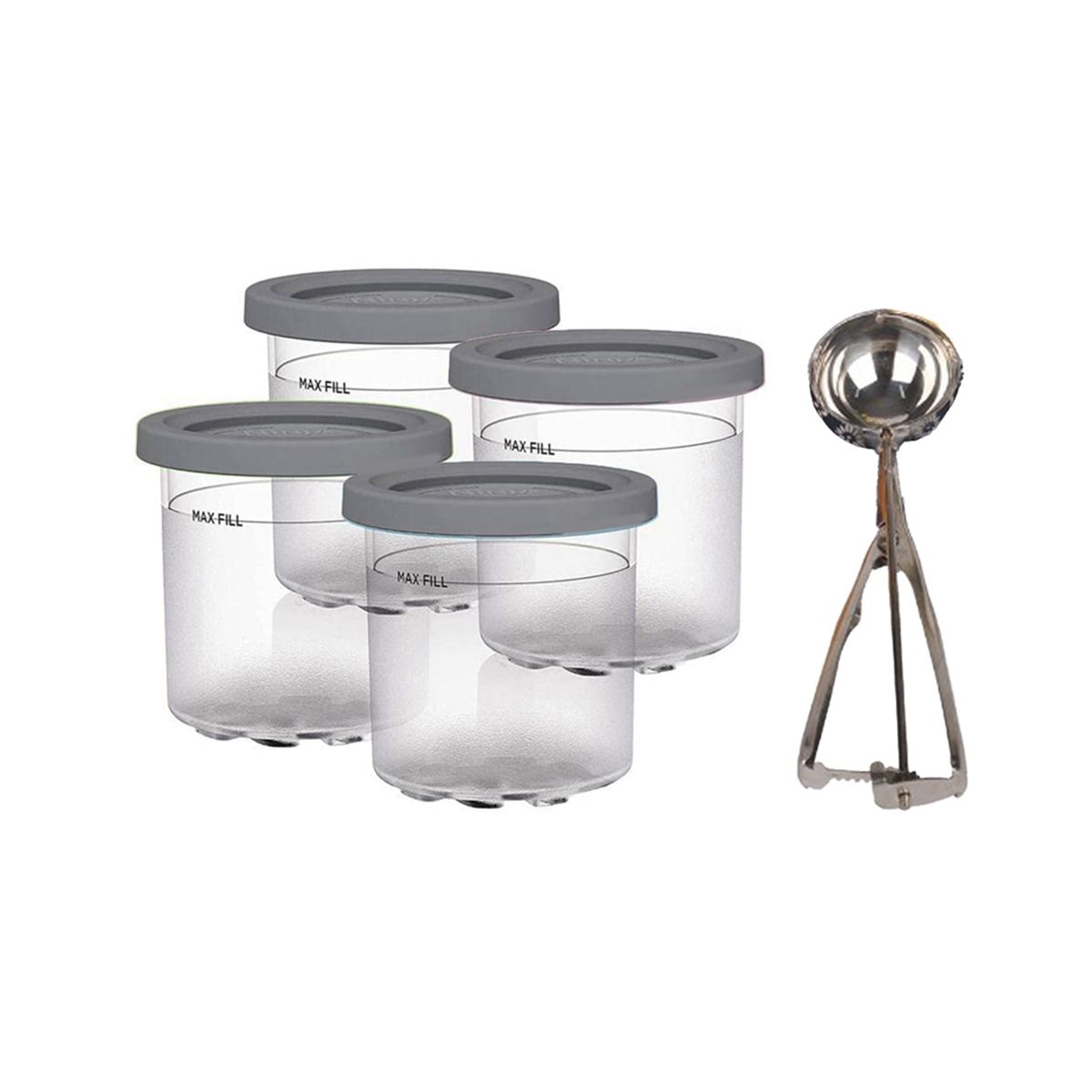 For NC299AMZ and NC300S Series Cream Ice Cream Makers 4 Pcs Grey