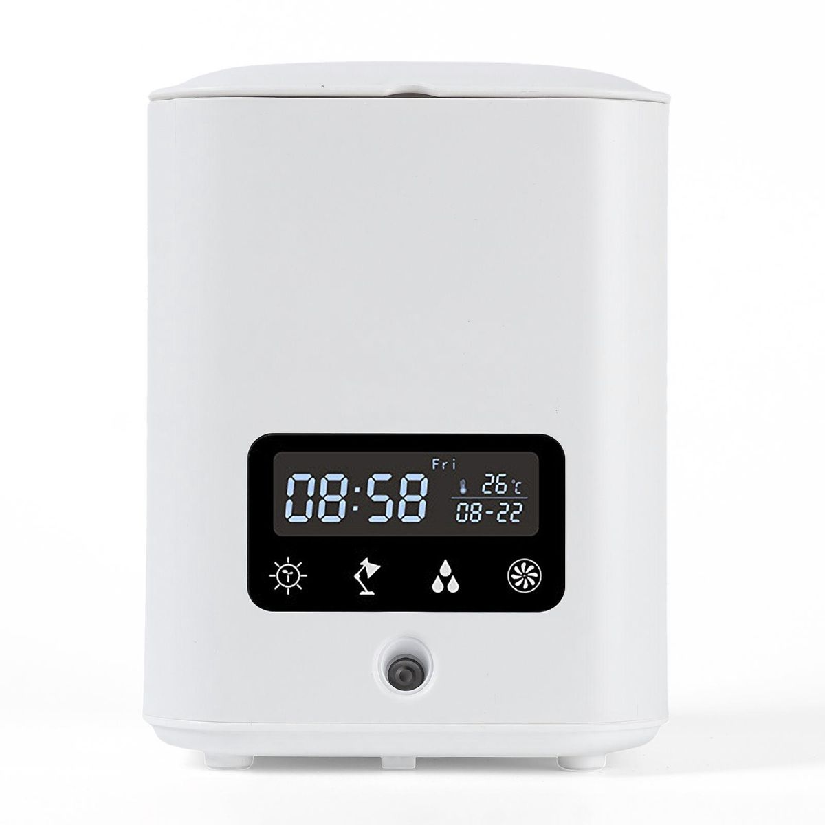 Smart Planter for Indoor Plants Indoor Garden Grow Light with LED Table Desk Lamp Clock Humidifier Automatic Hydroponics Kit Planters for Herb Small Plants