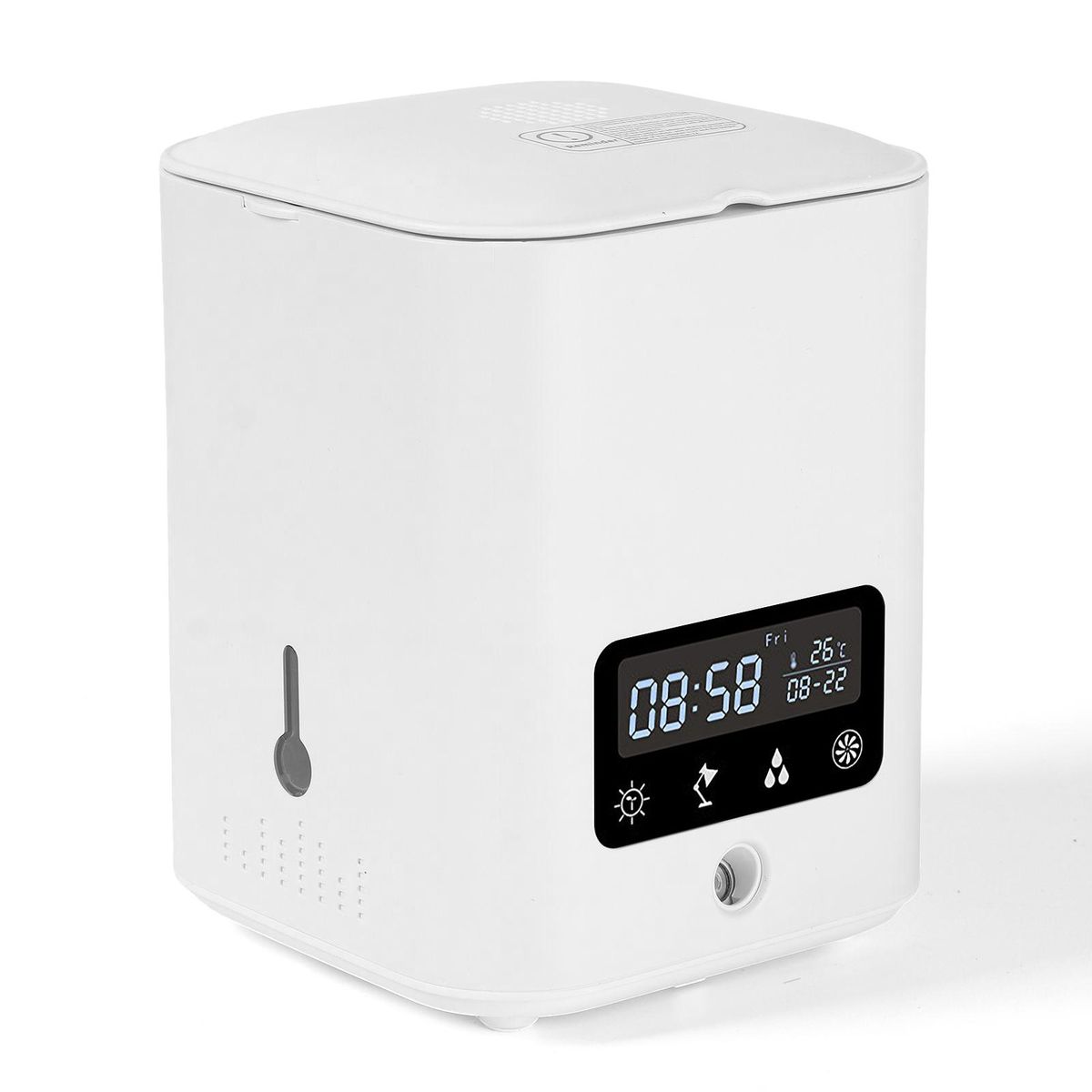 Smart Planter for Indoor Plants Indoor Garden Grow Light with LED Table Desk Lamp Clock Humidifier Automatic Hydroponics Kit Planters for Herb Small Plants