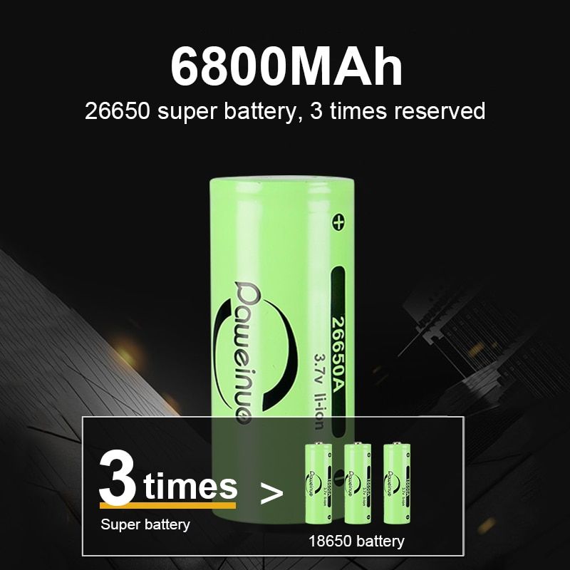 100000LM XHP160 High Power LED Flashlight USB 18650