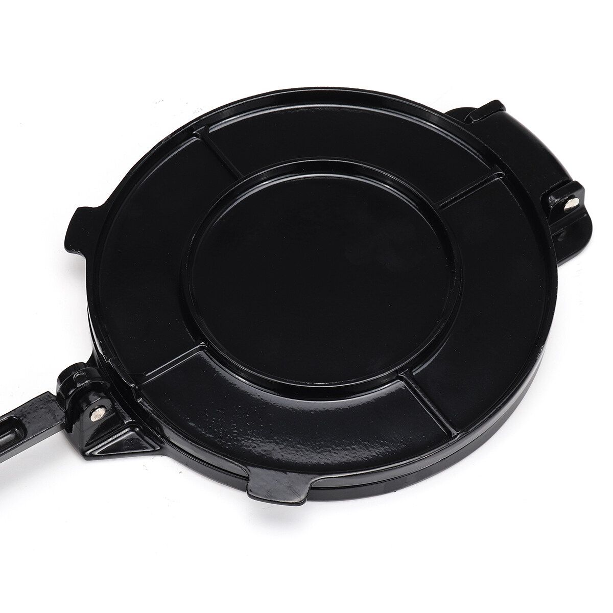 8'' Tortilla Dough Press Maker Aluminum Alloy Flour Corn Pie Maker Kitchen Tool Black A