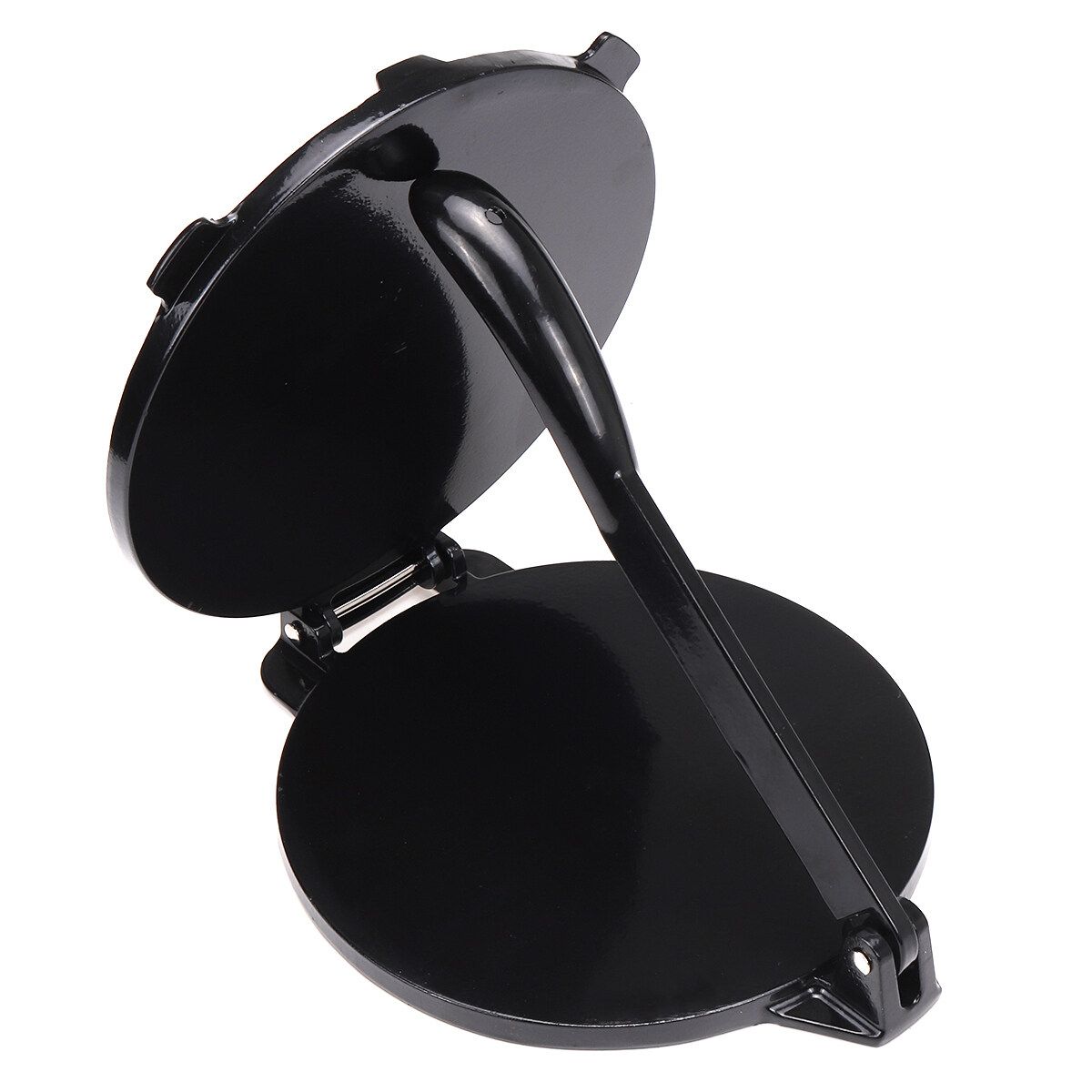 8'' Tortilla Dough Press Maker Aluminum Alloy Flour Corn Pie Maker Kitchen Tool Black A