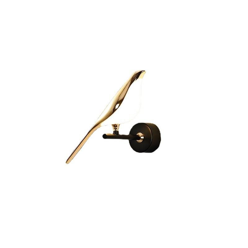 Internet celebrity magpie bedroom bedside butterfly wall lamp light luxury creative modern minimalist staircase living room TV background wall lamp Single head neutral light 10 watts