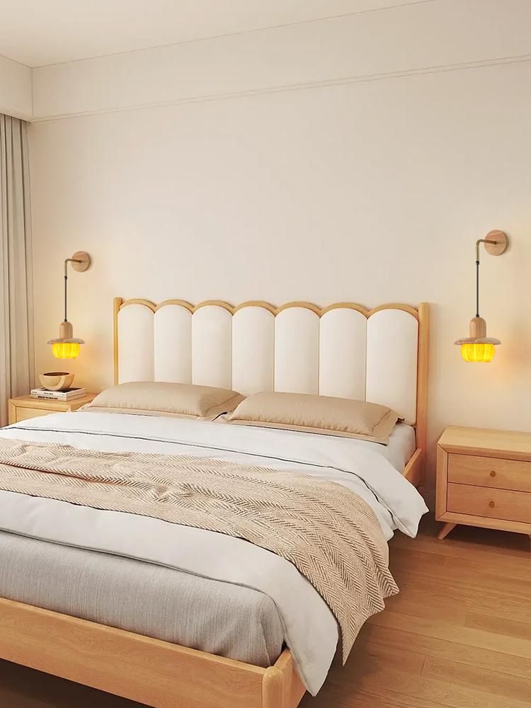 Pumpkin bedroom wall lamp