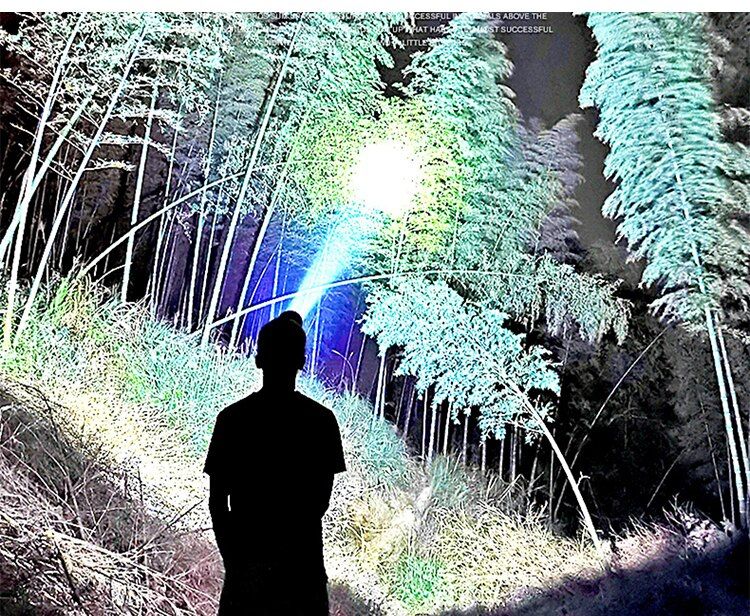 10000LM USB Rechargeable LED Headlight 200m Long Lighting