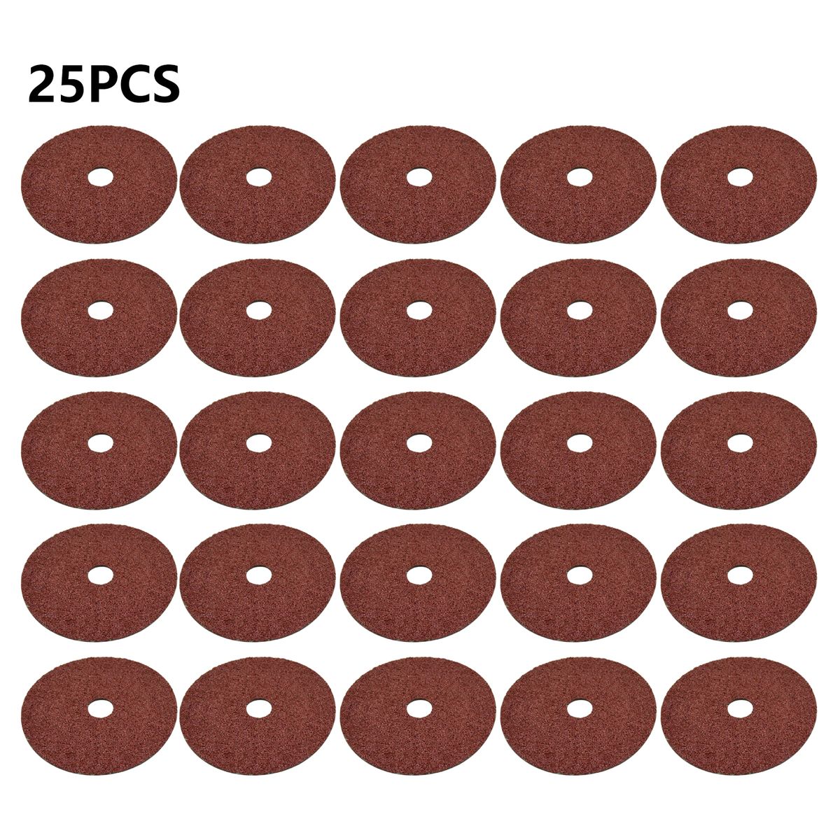 25PCS Resin Fiber Grinding   Sanding Discs 7'' X 7/8'', 36