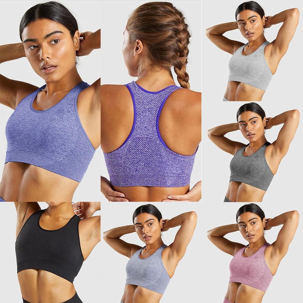 Women Sport Bra Yoga Vest Soft Racer Back Workout Fitness Lounging Home Gym Lingerie Casual Crop Top Activewear