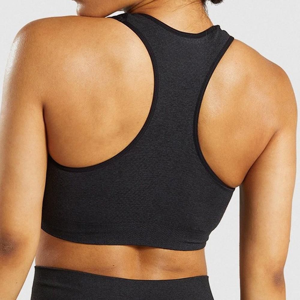 Women Sport Bra Yoga Vest Soft Racer Back Workout Fitness Lounging Home Gym Lingerie Casual Crop Top Activewear