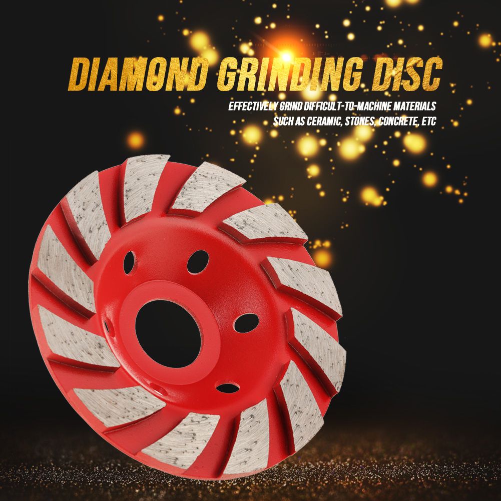 1Pcs 100mm Diamond Grinding Wheel Cup Sanding Disc For