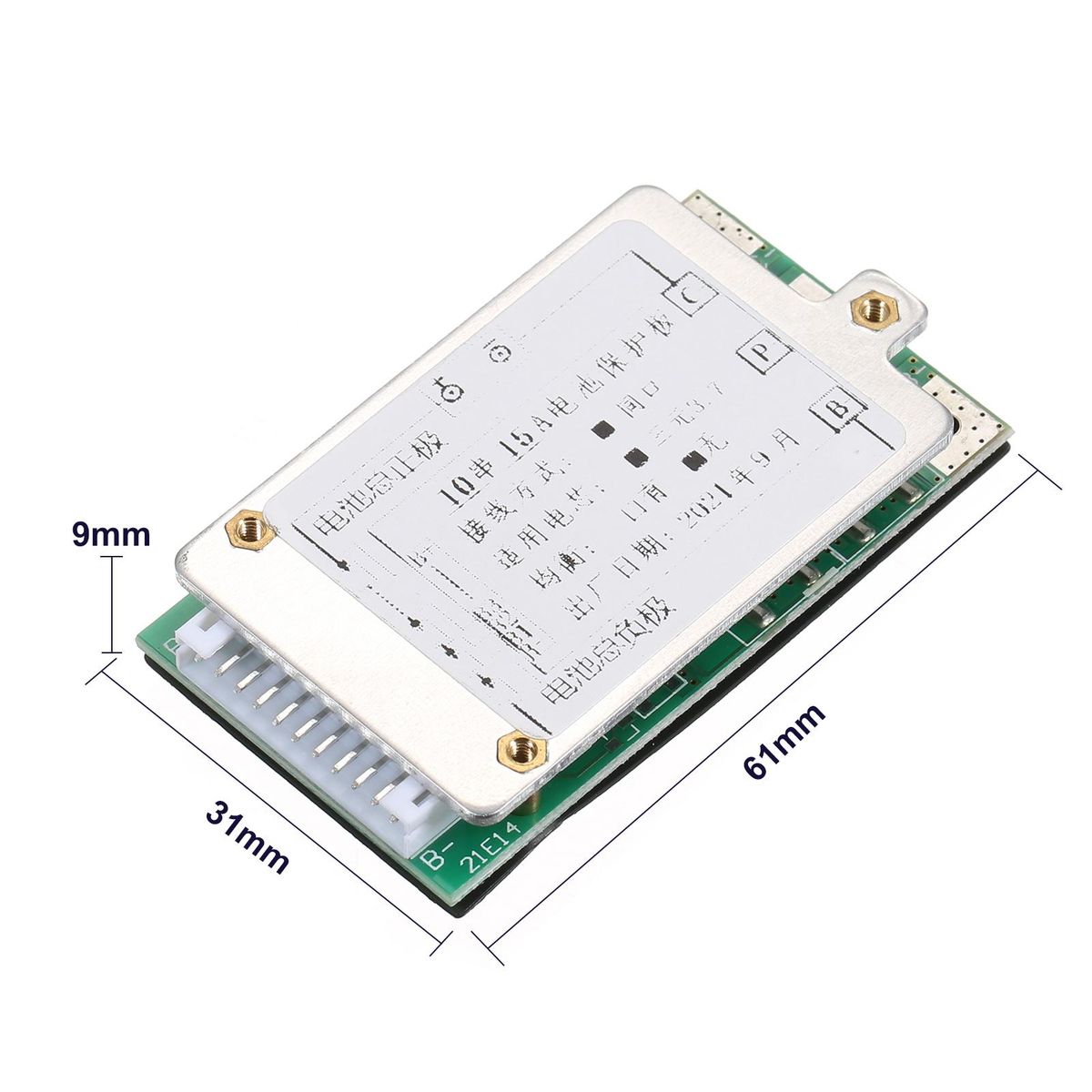 10S 15A 36V/37V Protections Board Li-ion Batterys BMS/PCB/PCM Board with Balance Function for E-Bike Electric Bicycle