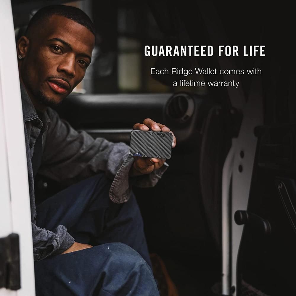 Minimalist Slim Wallet For Men R.F.I.D Blocking Front Pocket