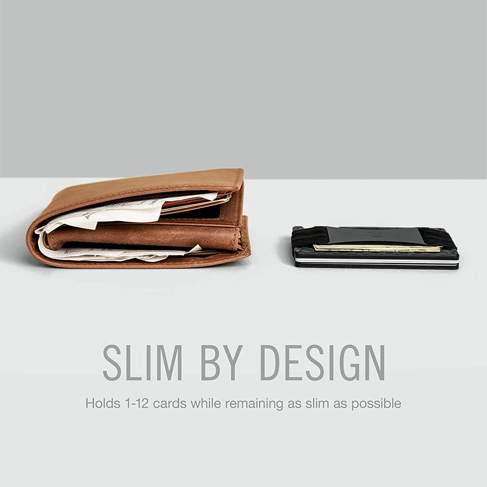 Minimalist Slim Wallet For Men R.F.I.D Blocking Front Pocket