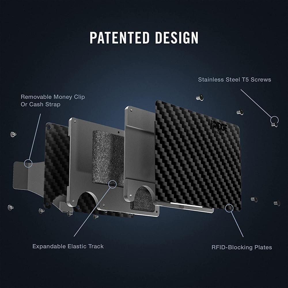 Minimalist Slim Wallet For Men R.F.I.D Blocking Front Pocket