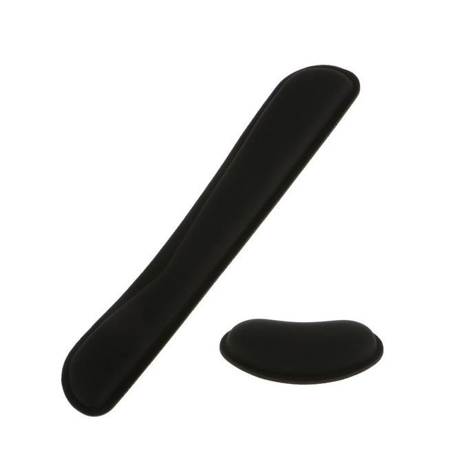 Keyboard Wrist Support & Mouse Mat Set Memory Foam For Home Office