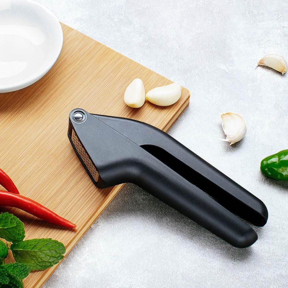 HUOHOU Garlic Presser Kitchen Manual Garlic Crusher Kitchen Tool Multi Mixer Cutter Garlic Grinding Slicer Chopper Squeeze Tool Cooking Gadgets Tool