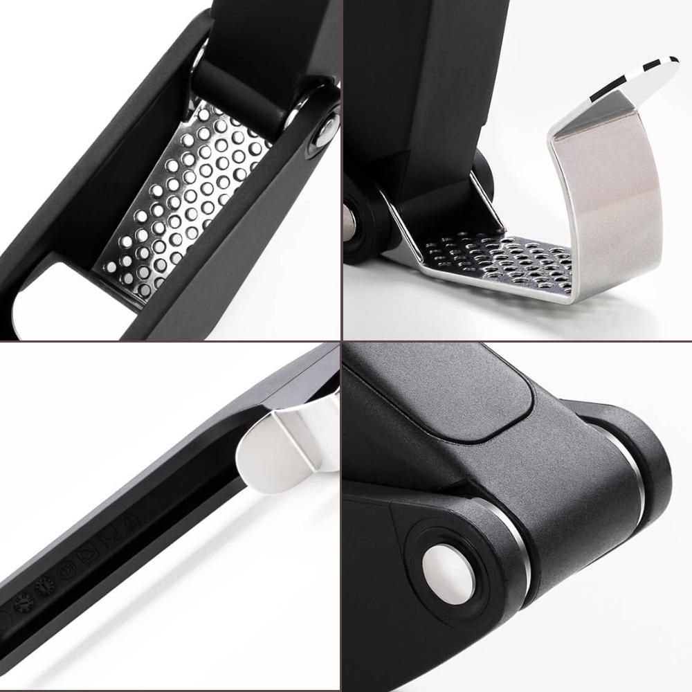 HUOHOU Garlic Presser Kitchen Manual Garlic Crusher Kitchen Tool Multi Mixer Cutter Garlic Grinding Slicer Chopper Squeeze Tool Cooking Gadgets Tool