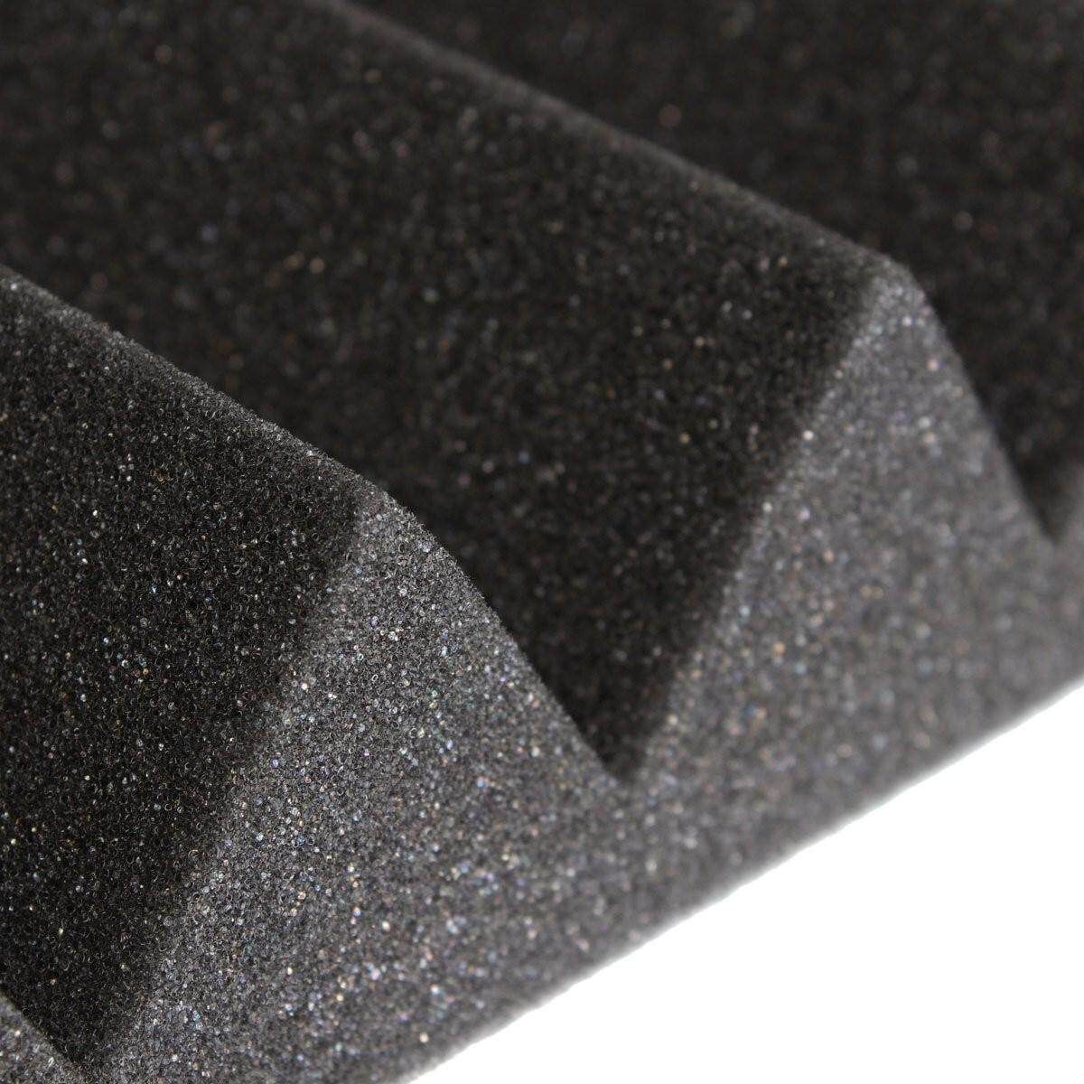 10pcs 30X30X5CM Studio Acoustic Foam Sound Absorption Treatment Panel Tile Wedge Black