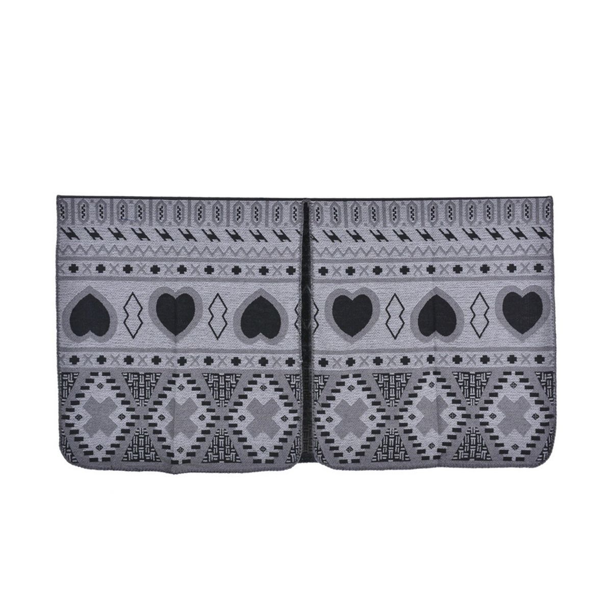 Shawl Wraps For Women Geometrical Pattern Open Front Poncho Cape Long Cardigan Sweater-grey
