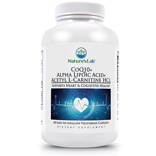 CoQ10 + Alpha Lipoic Acid + Acetyl L-Carnitine HCL,60Caps Supports Heart And Cognitive Health